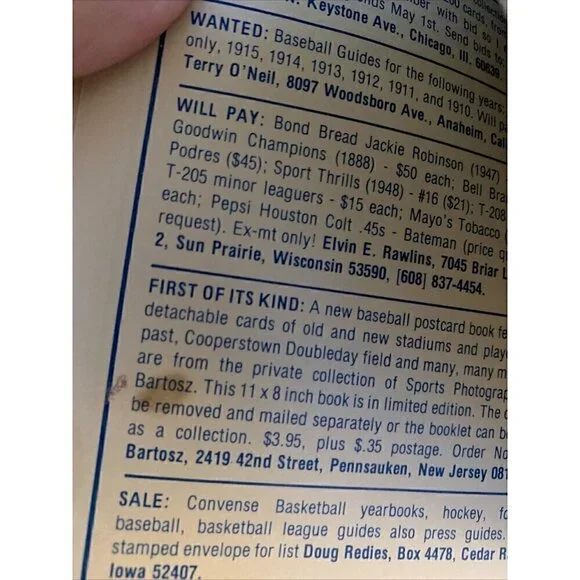 The Trader Speaks' - Original Trading Card Publication - April 1978 - Picture 10 of 11